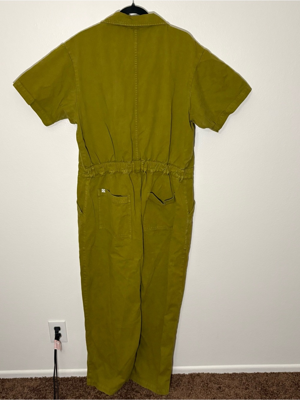 Big Bud Press Jumpsuit Cotton Short Sleeve Pockets One-Piece GROSS GREEN 3XL - Picture 4 of 6